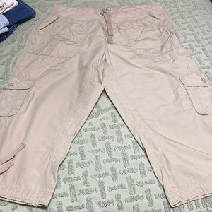 Khaki capris